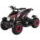  Quad Atv Elettrico Cobra 800 Watt (Nero/Rosa)