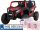  Buggy UTV 2000M Auto da corsa alimentata a batteria Rossa + Suoni MP3 Luci +