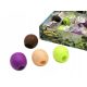  Palla antistress 3 pz NEON in rete Sensory Stress Fidget Ball Fusion