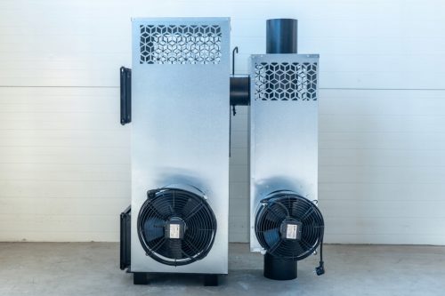  Forno di soffiaggio per l'officina Koza, ventilatore, riscaldatore NG30kw + RECUPERATORE!