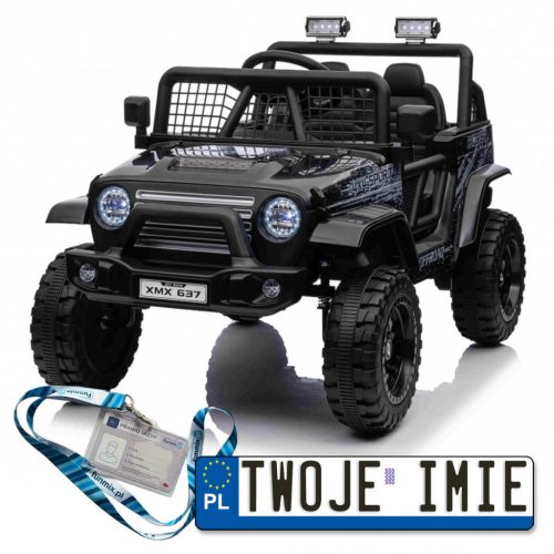  AUTO VEICOLO OFF ROAD 4X4 SPORT PER BAMBINI 4x35W EVA LED RADIO FM