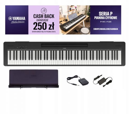  Pianoforte digitale Yamaha P-145, il successore del P-45