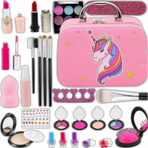  SCATOLA COSMETICI SET TRUCCO UNGHIE UNICORNO PER BAMBINI REGALO