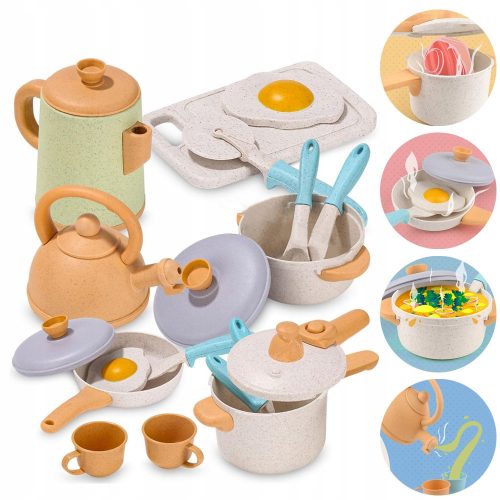  SET CUCINA GRANDE ACCESSORI CUCINA PER CUCINARE PENTOLE 13 EL