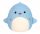  Squishmallows FUZZAMALLOWS Peloso mascotte Davie Shark 30 cm