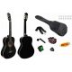  CHITARRA CLASSICA MONTANA NERA 4/4 + ACCESSORI + OMAGGI