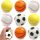  8 PALLE ANTISTRESS IN SCHIUMA CALCIO TENNIS BASKET BASEBALL