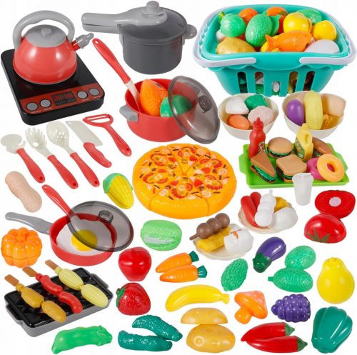  Cucina per bambini, set di accessori da cucina da 51 pezzi