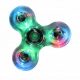  SPINNER LED LUMINOSO FIDGET TRASPARENTE 3 MODALITÀ