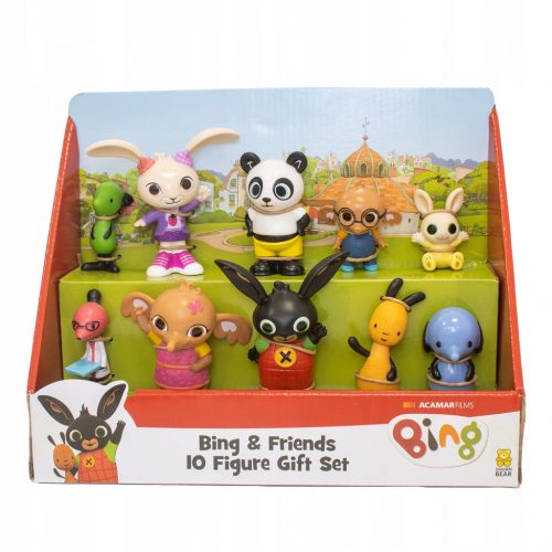  BING set di personaggi Bing and Friends, 10 pezzi.