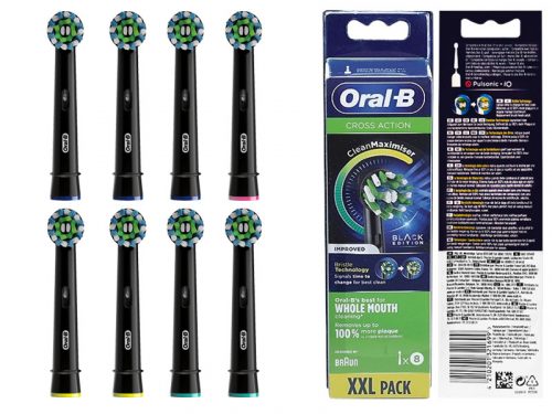  8° BRAUN ORIGINALE ORAL-B CROSS ACTION EB50 NERO