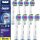  ORIGINALE BRAUN ORAL-B EB18 3D BIANCO 8ST PUNTA