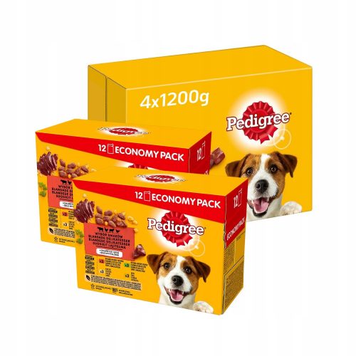  Pedigree cibo umido mix di gusti 1,2 kg