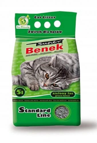  Lettiera forestale in bentonite Super Benek 5 l