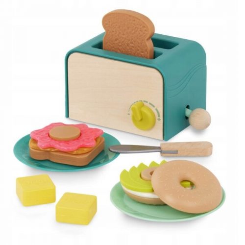  Tostapane per bambini con accessori per la colazione, avocado toast, burro b.toys