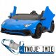  Lamborghini Aventador SV a batteria per 2 bambini Blu + motore 2X