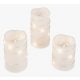  Candele LED bianche con catena LED decorativa, 3 pz., vacanze autunnali