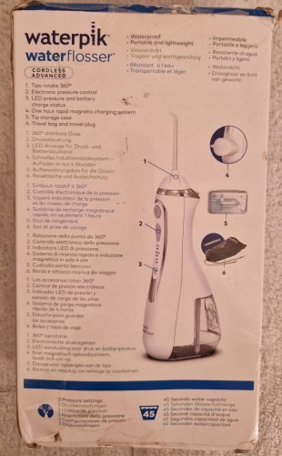  Irrigatore wireless Waterpik WP-560EU, bianco