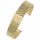  BRACCIALE PER OROLOGIO A MAGLIA, ORO, 10mm