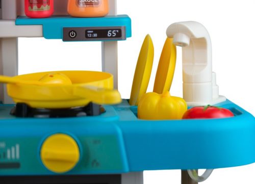  CUCINA INTERATTIVA PER BAMBINI ACCESSORI NASTRO ACQUA LUCE SUONI CUCINA