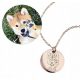  Collana personalizzata con la foto di un cane, un gatto, un animale IL TUO DESIGN