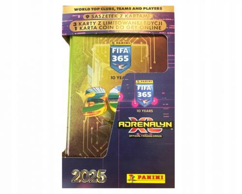  FIFA 365 2025 Adrenalyn Panini Football Cards, scatola da collezione grande