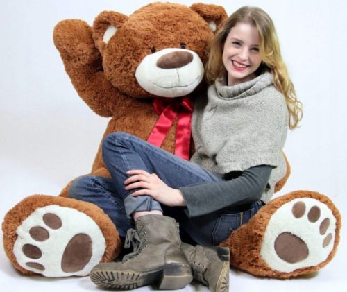  Orsetto di peluche grande, 180 cm, colore rosso