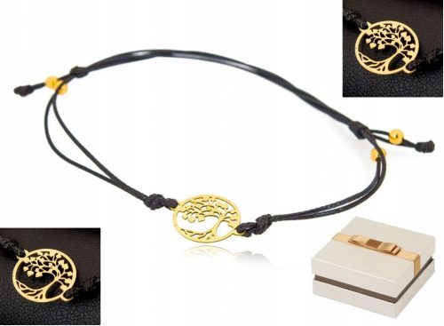  Bracciale Albero della Felicità in oro 585 14 carati vari colori