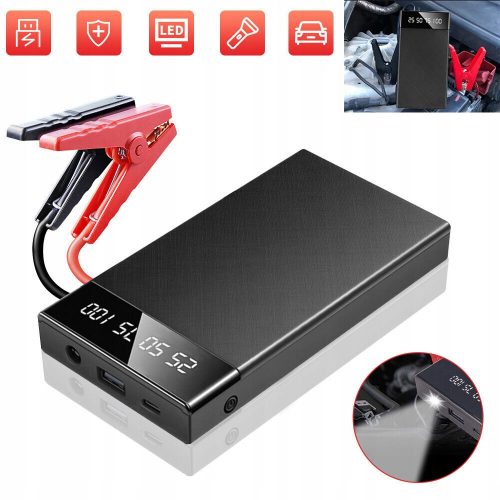  AVVIATORE PORTATILE PER AUTO CON LUCI LED, CARICABATTERIE POWER BANK