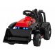  RAMIZ Trattore Bulldozer G320 rosso per bambini con attrezzatura