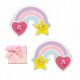  ORECCHINI ARCOBALENO IN ARGENTO 925 PER BAMBINE, RAGAZZE