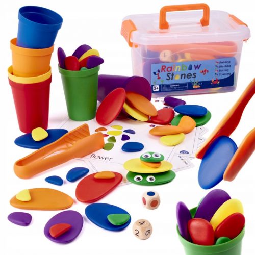  CIOTTOLI CIOTTOLI MONTESSORI SET PUZZLE EDUCATIVI CREATIVI E COLORATI