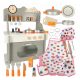  Cucina per bambini in legno MDF, forno grande KX4626