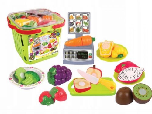  Set elettrodomestici per bambini, cestino, bilancia, accessori, 15 PZ