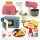  SET CUCINA PER BAMBINI MISCELATORE MICROONDE TOSTAPANE