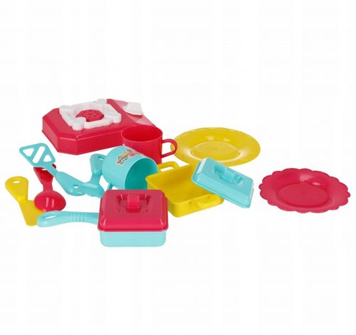  UTENSILI DA CUCINA colorati MEGA CREATIVE SET CUCINA in plastica piccoli