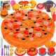  Pizza da affettare in Velcro Coltello Accessori Hot-Dog Fast Food Patatine fritte Burger