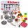  SET CUCINA pentole + verdure su rape CUCINA