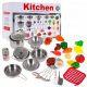  SET CUCINA pentole + verdure su rape CUCINA