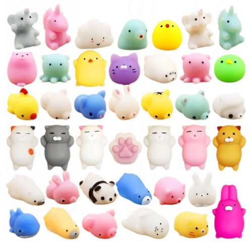  Set squishy mochi squishy giocattolo lisci ANTISTRESS da 28 pezzi