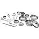  SET PENTOLE IN METALLO + ACCESSORI 5274