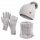  Set Heyo: cappello, scaldacollo (golf), guanti HZ0004, taglia universale, grigio