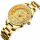  OROLOGIO DA DONNA IN ORO CON CRISTALLI SU BRACCIALE, PERFETTO PER UN REGALO