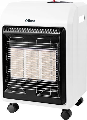  Stufa a gas Qlima 4100 W, bianca, 380 x 550 mm