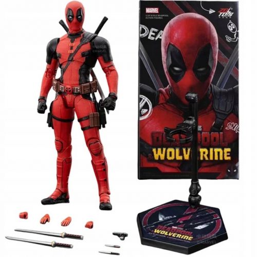  Deadpool 3 DEADPOOL WOLVERINE AVENGERS Marvel FIGURA + Accessori