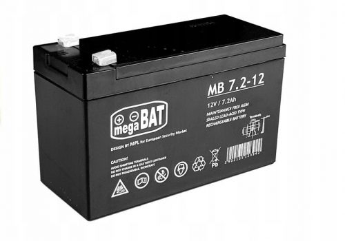  Batteria per auto al gel LEANToys 12V 7,2AH