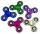  Fidget Spinner antistress colorato mix metallico 1 pz