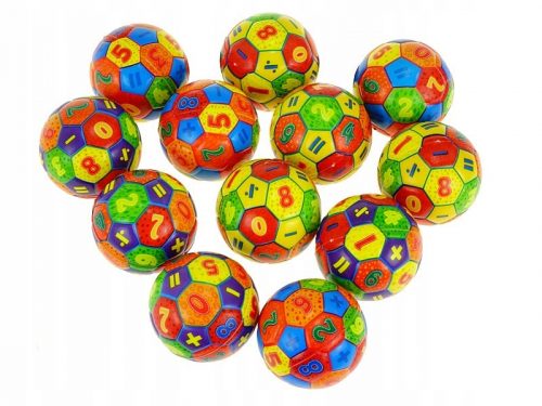  PALLINE IN FOAM 6CM 12PZ MATEMATICA