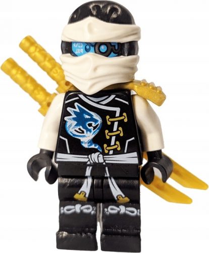  LEGO njo189 figura Zane - Skybound Ninjago + 2 SPADE COME NUOVE P506