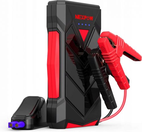  NEXPOW Avviamento Powerbank 7L Benzina 55L Diesel 12V USB LED